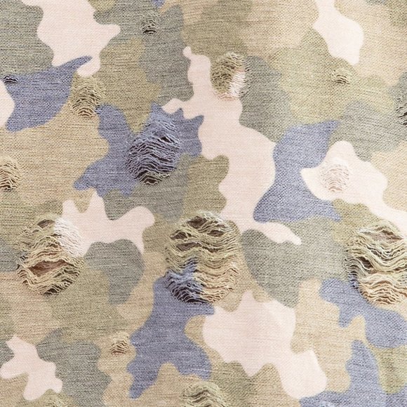 Last One! Distressed camo inspired top - Picture 4 of 4